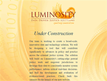Tablet Screenshot of luminosity-solutions.com